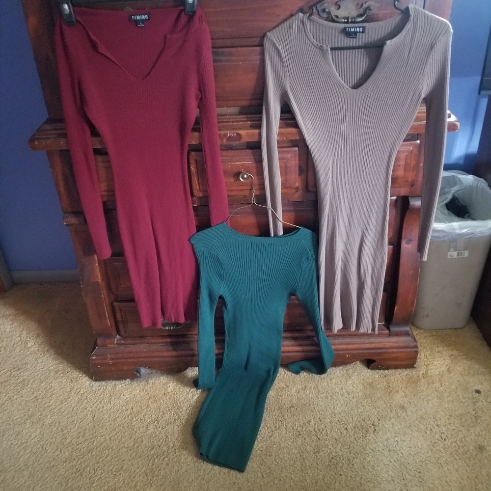 Sweater dresses size small